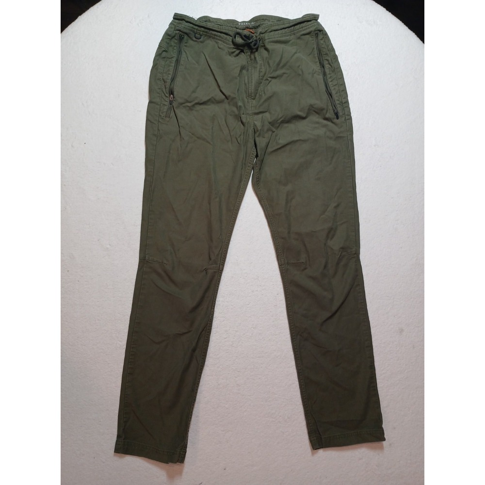 ROARK LAYOVER TRAVEL PANTS GREEN MENS 32 EXCELLENT CONDITION